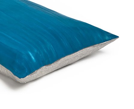 Mrs.Me home couture - cushion Avenue Azure detail